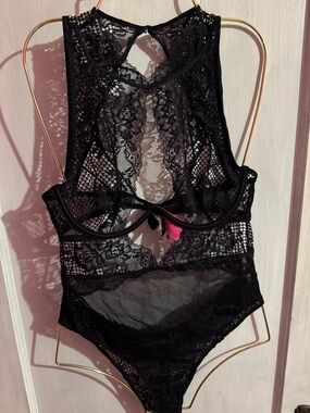 La SENZA Black Lace Bodysuit